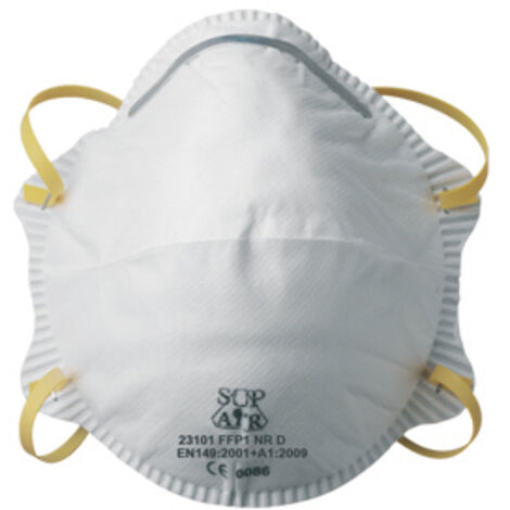 Maschera antipolvere aerosol FFP1  20 pezzi