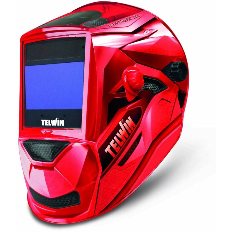 Image of Maschera Saldatura automatica autoscurante Telwin Vantage Red XL Casco Saldatore