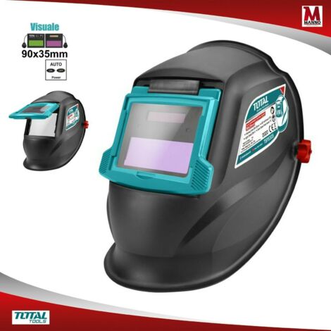 MASCHERA CASCO SALDATORE SALDATURA AUTOMATICA AUTOSCURANTE TOTAL