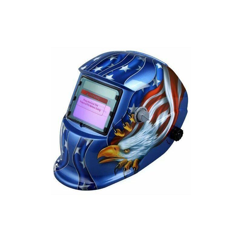 Image of FAR - casco maschera saldatura saldare regolabile autoscurante solare lcd aquila 203
