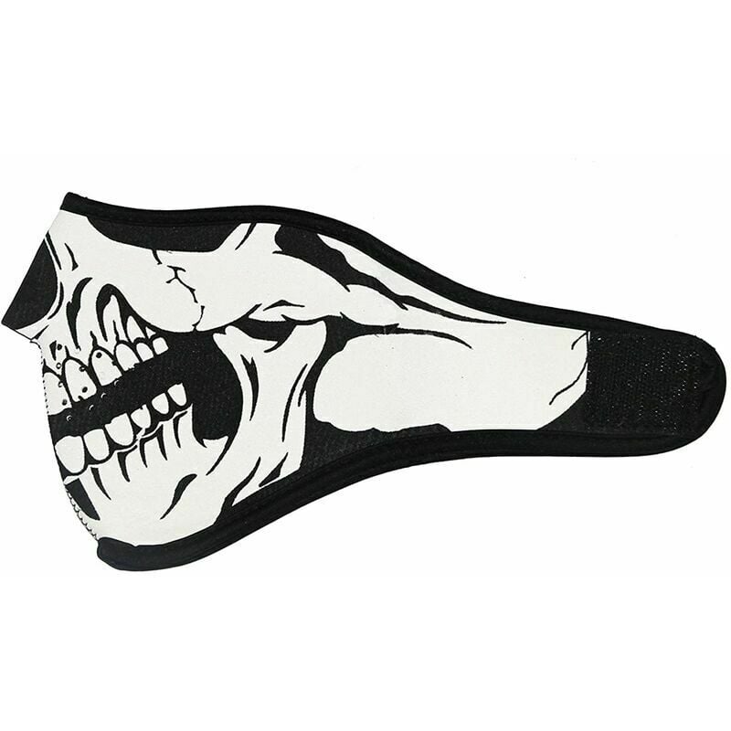 Maschera da moto reversibile Maschera mezza faccia...