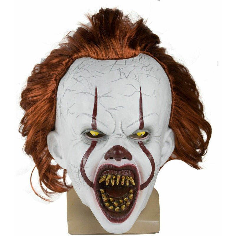 Maschera di Halloween Creepy Pennywise Pagliaccio