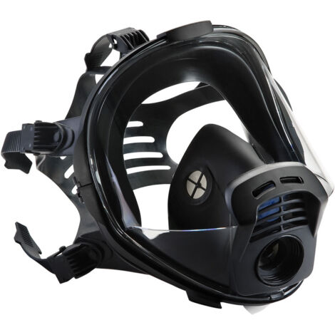 Maschera facciale Prot Panor. Policier in lattice di gomma filettata Panarea Safetop