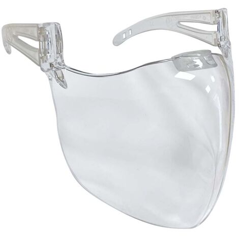 Maschera facciale protettiva policarbonato, colore trasparente