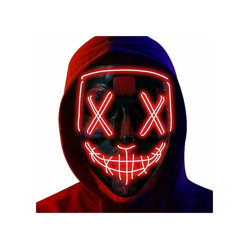 Heguyey - Maschera horror a led, maschera di