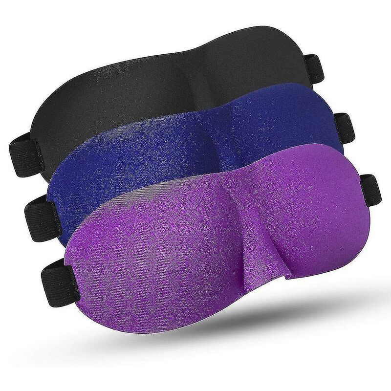 Maschera per dormire 3 pezzi, maschera per gli