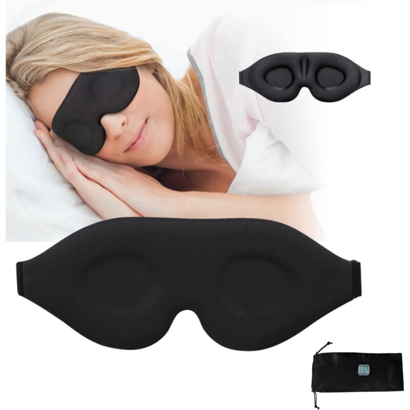 Regali - Maschera per dormire 3D con tappi per le