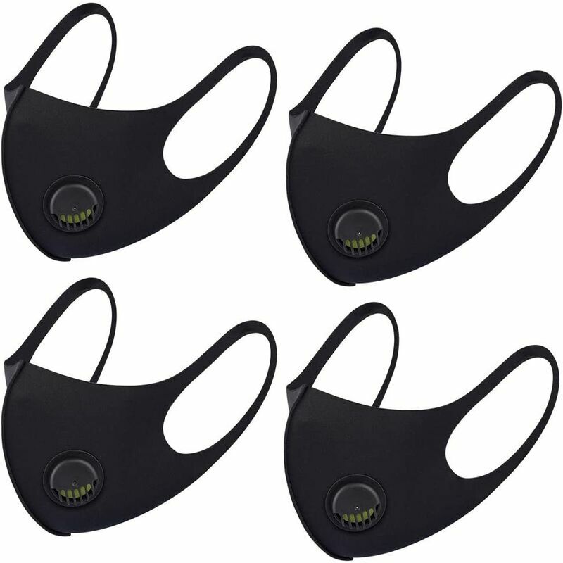 Maschera per il viso in tessuto traspirante, con
