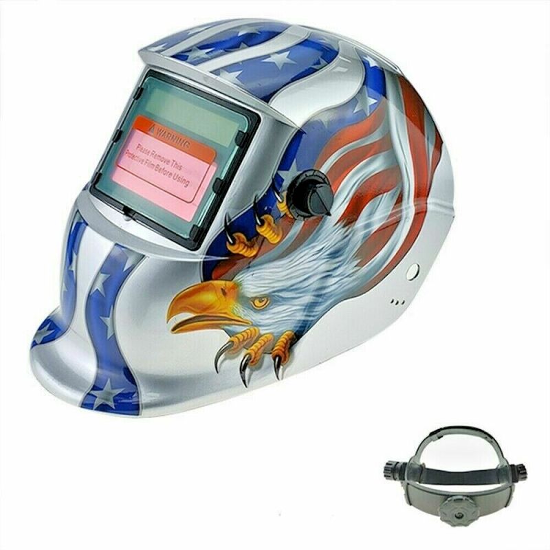 Image of Maschera per saldature oscurante casco lcd regolabile autoscurante ART.88216