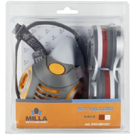 Maschera respiratoria bifiltro A2P3