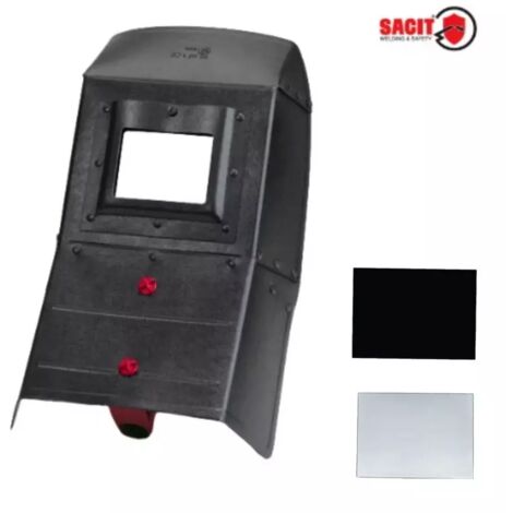 MASCHERA SALDARE ECOLINE CON VETRO NERO E TRASPARENTE
