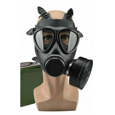 Maschere antigas per disinfezione d'emergenza, maschere antincendio, filtri autoadescanti, maschere protettive, passamontagna, maschere antigas