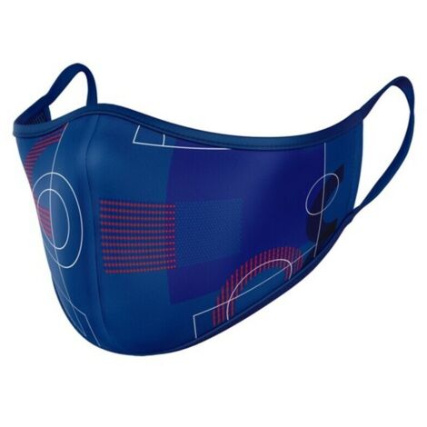 Mascherina Igienica in Stoffa Riutilizzabile F.C. Barcelona 822020897 Azzurro