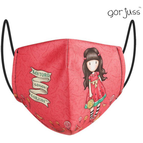 Mascherina Igienica in Stoffa Riutilizzabile Gorjuss SF-822025-896 Rosso