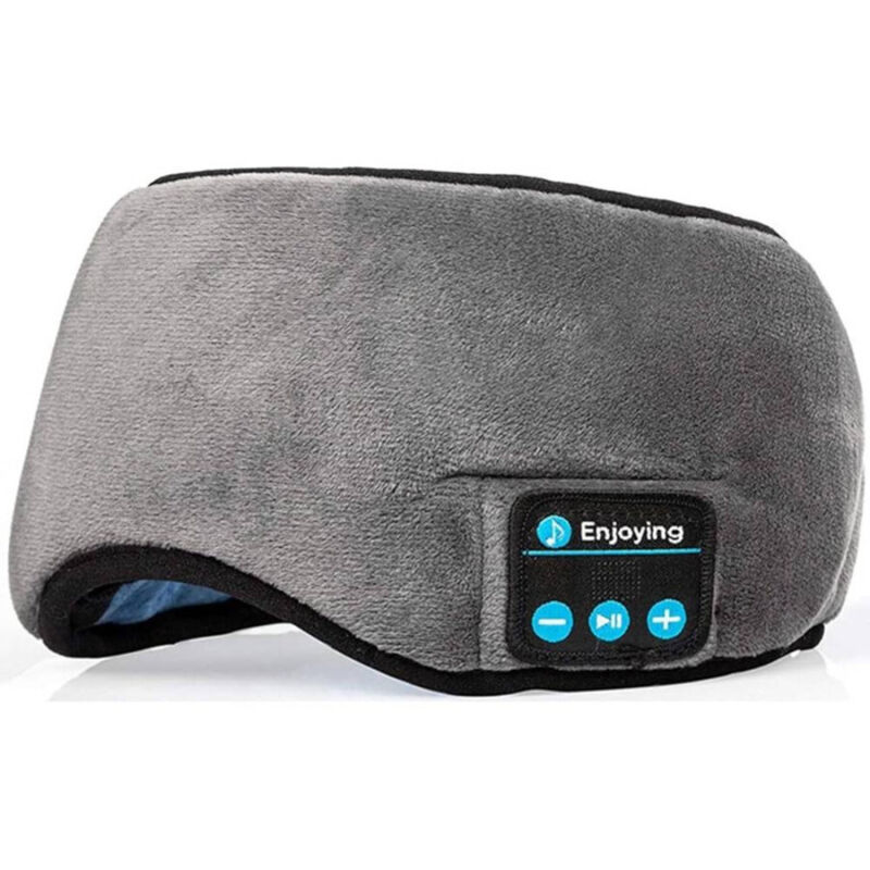 Image of Mascherina Occhi Per Dormire Con Cuffie Wireless Integrate Bluetooth 5.0 Morbida - - Trade Shop Traesio