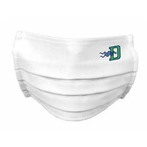 MASCHERINA PROTETTIVA "SORRISO" IDROREPELLENTE Bianca - Cotone 100%  cm 23x21