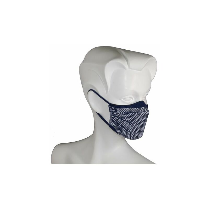Mascherina protezione Masknit 61810 Purity Bianco