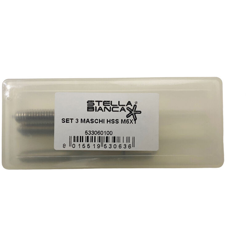 MASCHI a MANO M6x1 FILETTATURA FILETTARE PASSO