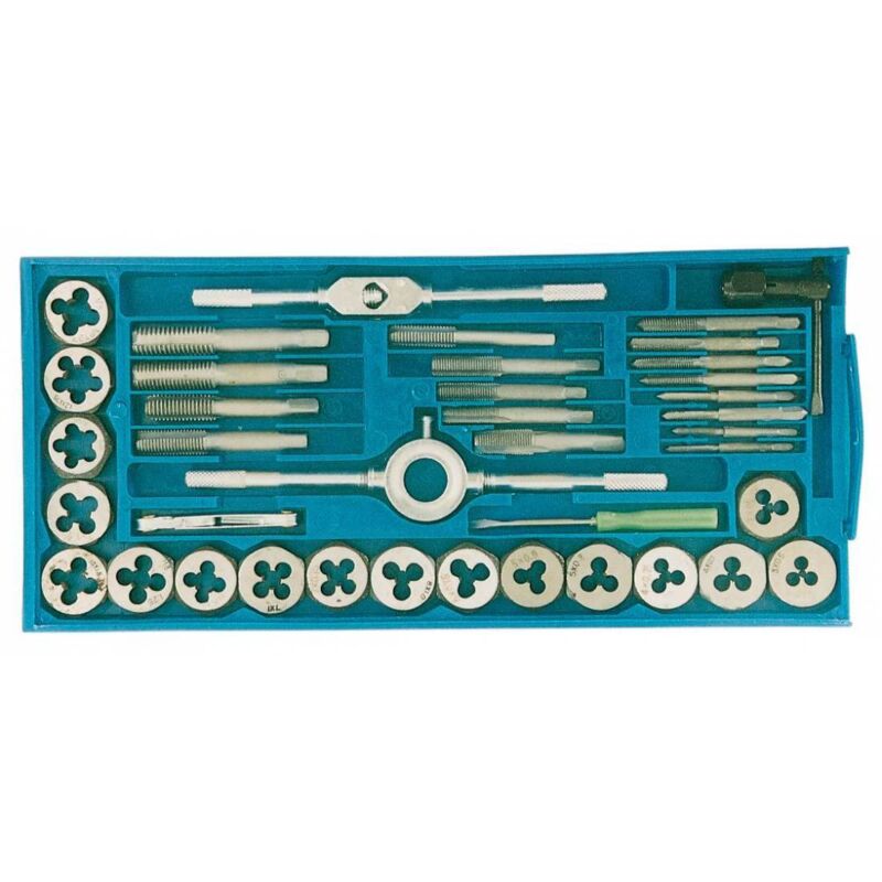 Maschi E Filiere 3 - 12ma Cromo Vanadio Set 40 Pz
