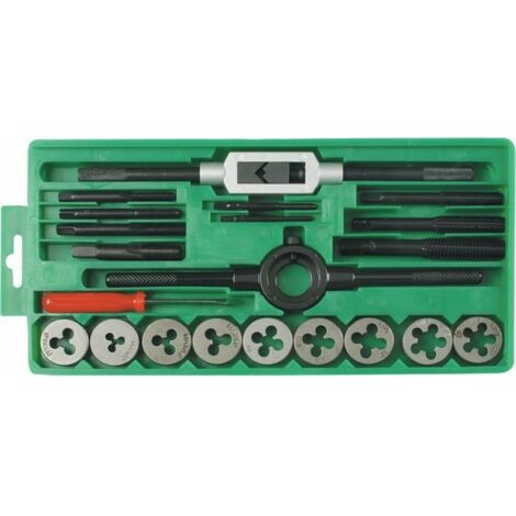 Maschi e Filiere in Serie 21 Pz Maurer in Cassetta Pvc