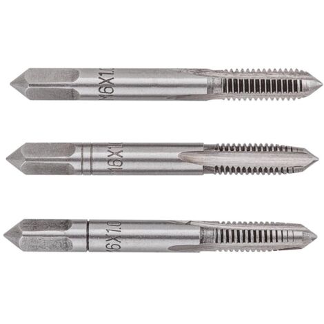 Maschi Topex M6 - 3 pezzi - Utensili per filettature interne