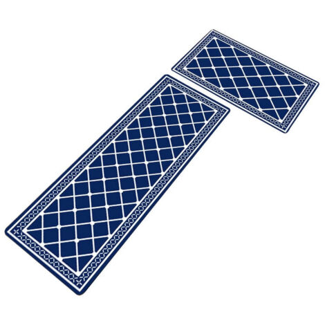 Maschinenwaschbare Küchenmatte, modernes und schlichtes Design, rutschfeste Gummirückseite, klassischer Läufer für Flur, Küche, Schlafzimmer und Eingangsbereich. Abverkauf.