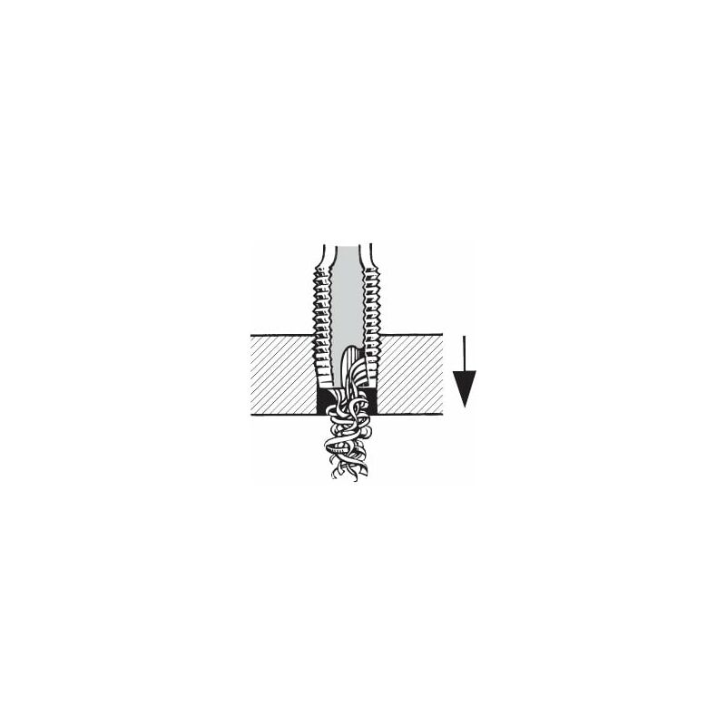 Maschio a macchina Pro Tap hss-e, TiN, unf: 1/2-20...