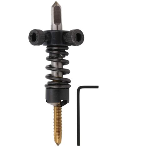 Maschio per smussatura in acciaio rapido/maschio a scanalatura dritta per tornio/utensile per smussatura 5 in 1 per alluminio/rame/acciaio/ferro/materiale HSS, M3x0,5