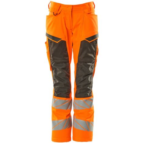 MASCOT Accel Safe Bundhose Damen Diamit Gr. 82C36 hi-vis or/dunkelanth 19578-236