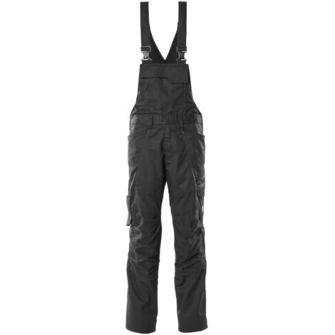 Mascot ACCELERATE Latzhose mit CORDURA-Knietaschen, Stretch-Einsätze Gr. 108 schwarz