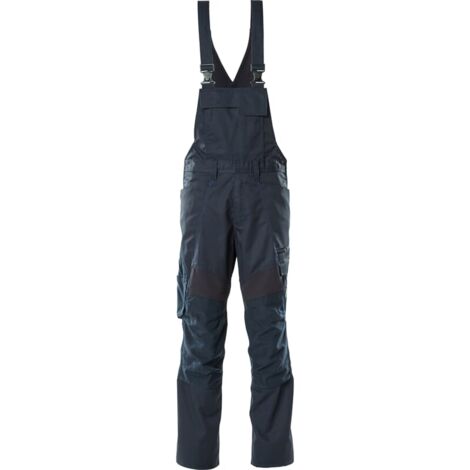 Mascot ACCELERATE Latzhose mit CORDURA-Knietaschen, Stretch-Einsätze Gr. 42 schwarzblau