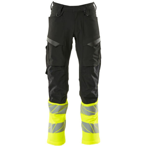 Mascot ACCELERATE SAFE Hose mit Knietaschen 19879-711 Schwarz 82C46 265 g/m²