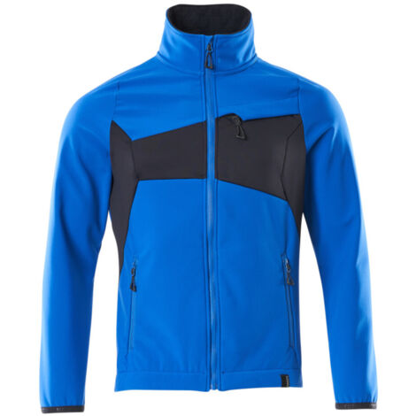 MASCOT Accelerate Softshell-Jacke Gr.L azurblau/schwarzblau 20102-253