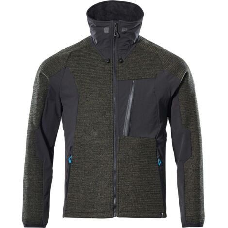 Mascot ADVANCED Strickjacke mit Membran Gr. XS mossgrün/schwarz