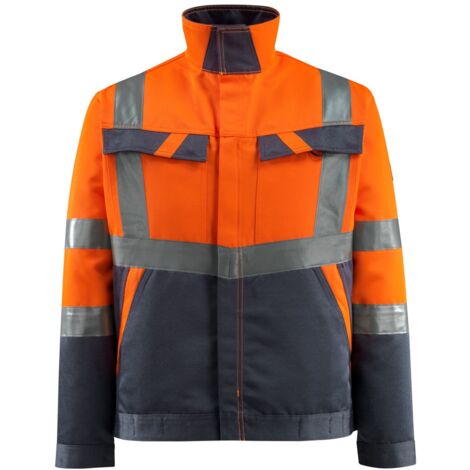 Mascot Arbeitsbundjacke Forster 15909-948 Gr. 4XL hi-vis orange/schwarzblau