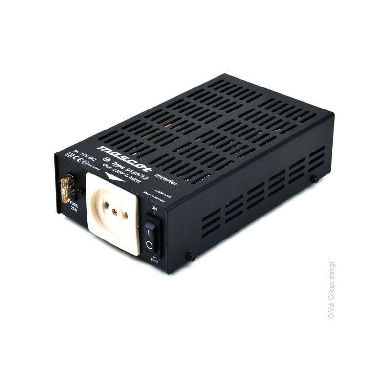 

Mascot - Convertidor DC/AC 12/230V 110W casi-sinosoidal 9150