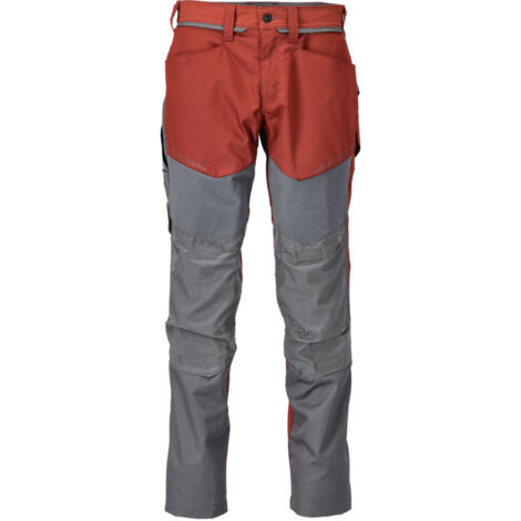 Mascot® Customized Hose mit Knietaschen Herbstrot/Anthrazitgrau 82C60