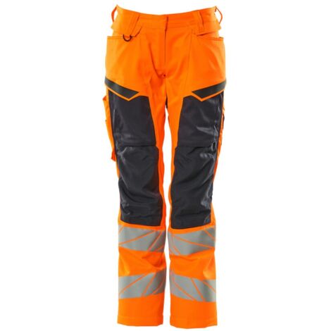 Mascot Damen-Bundhose 19578-236-14010 Gr. 82C50 hi-vis orange/schwarzblau