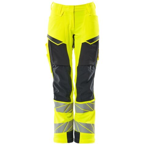 Mascot Damen-Hose mit Knietaschen 19078-511-17010 Gr. 76C52 hi-vis gelb/schwarzblau