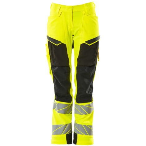 Mascot Damen-Hose mit Knietaschen 19078-511-1709 Gr. 76C54 hi-vis gelb/schwarz