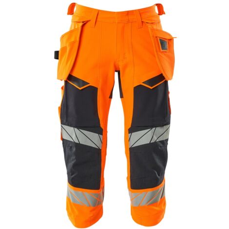 Mascot Dreiviertel-Hose 19049-711-14010 Gr. 51 hi-vis orange/schwarzblau