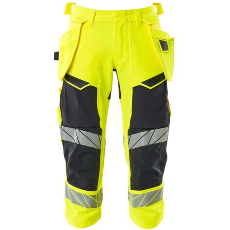 Mascot Dreiviertel-Hose 19049-711-17010 Gr. 54 hi-vis gelb/schwarzblau