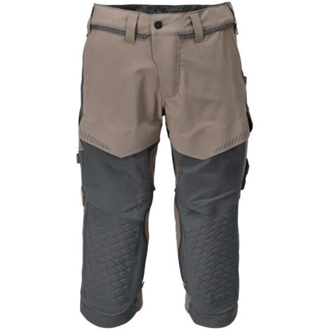 Mascot Dreiviertel-Hose 22249-605-5689 Gr. 54 dunkles sandbeige/anthrazitgrau