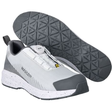 Mascot ESD-Sicherheitshalbschuh FOOTWEAR CUSTOMIZED F1601-909 S1PS Gr. 39 white/stone grey