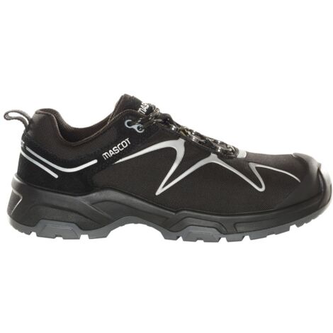Mascot FOOTWEAR FLEX Sicherheitshalbschuh F0121 S3 ESD DGUV W10 Gr. 45 schwarz/silber