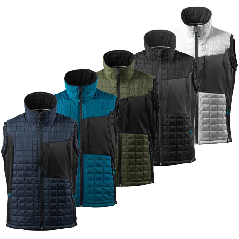 Mascot - Gilet de travail thermique avec doublure - 17165-318 - Bleu foncé / Noir - l