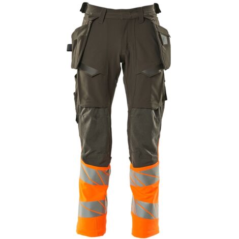 Mascot Hose mit Hängetaschen 19131-711-1814 Gr. 90C51 dunkelanthrazit/hi-vis orange