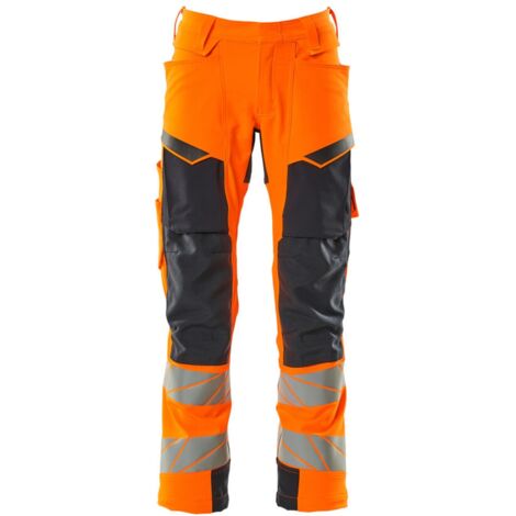 Mascot Hose mit Knietaschen 19079-511-14010 Gr. 76C47 hi-vis orange/schwarzblau
