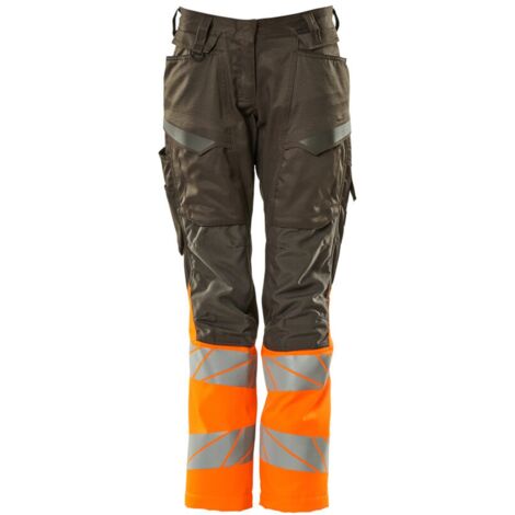 Mascot Hose mit Knietaschen 19678-236-1814 Gr. 38 dunkelanthrazit/hi-vis orange