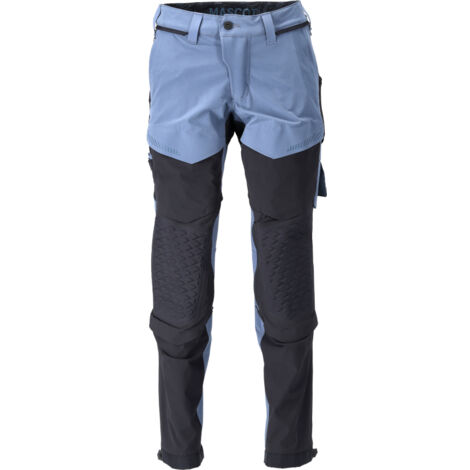Mascot Hose mit Knietaschen 22279-605-85010 Gr. 82C46 steinblau/schwarzblau